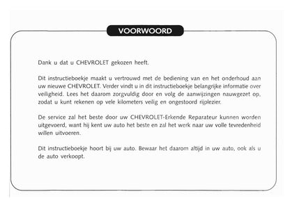 2005-2010 Chevrolet Matiz Bedienungsanleitung | Niederländisch