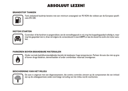 2007-2010 Abarth Grande Punto Gebruikershandleiding | Nederlands