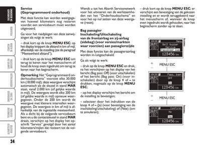 2007-2010 Abarth Grande Punto Gebruikershandleiding | Nederlands