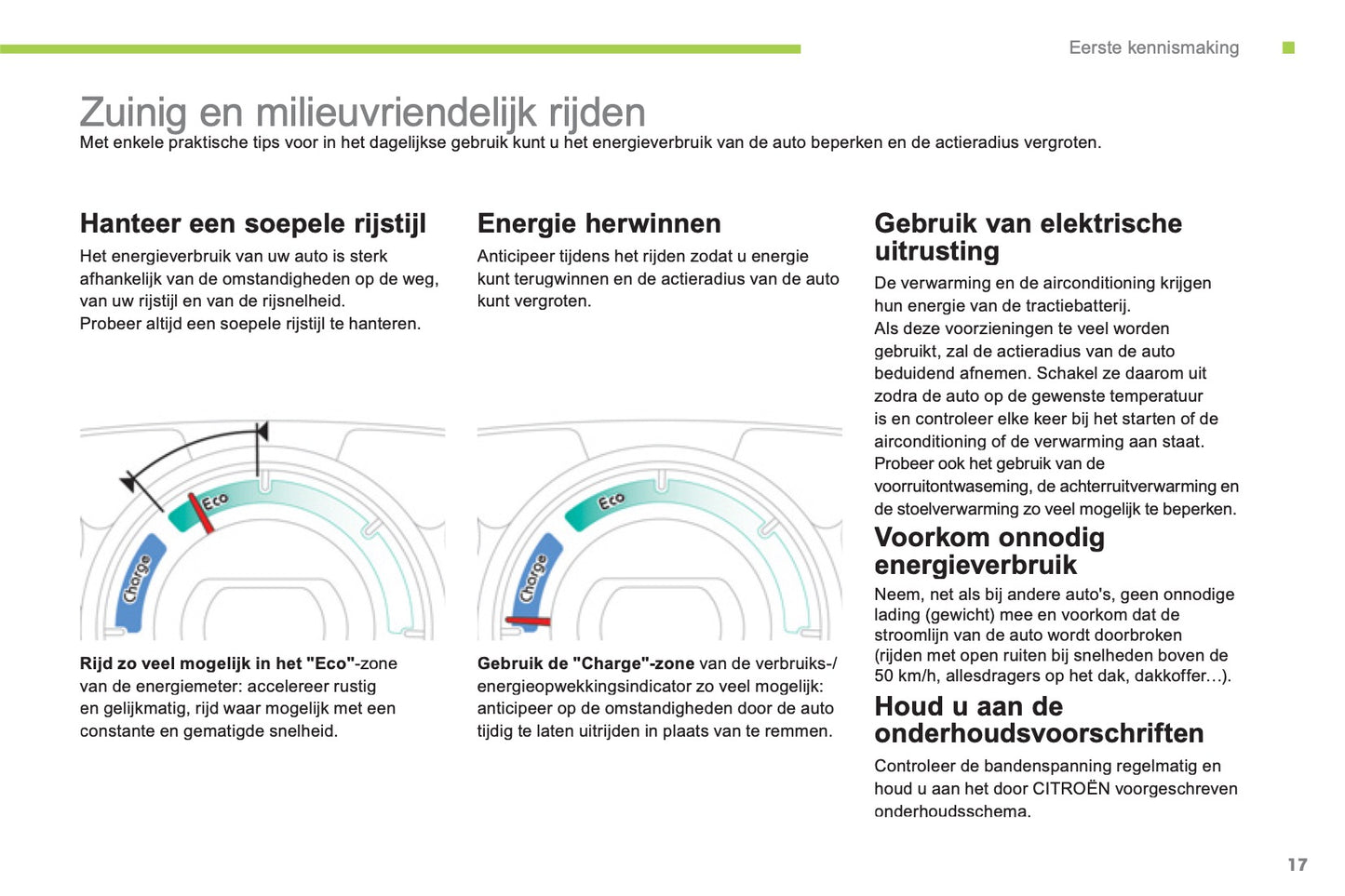 2012-2014 Citroën C-Zero Bedienungsanleitung | Niederländisch
