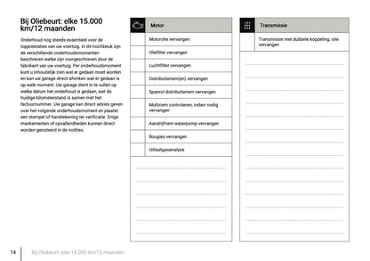 Onderhoudsboekje voor Volkswagen Passat 2015 - 2021