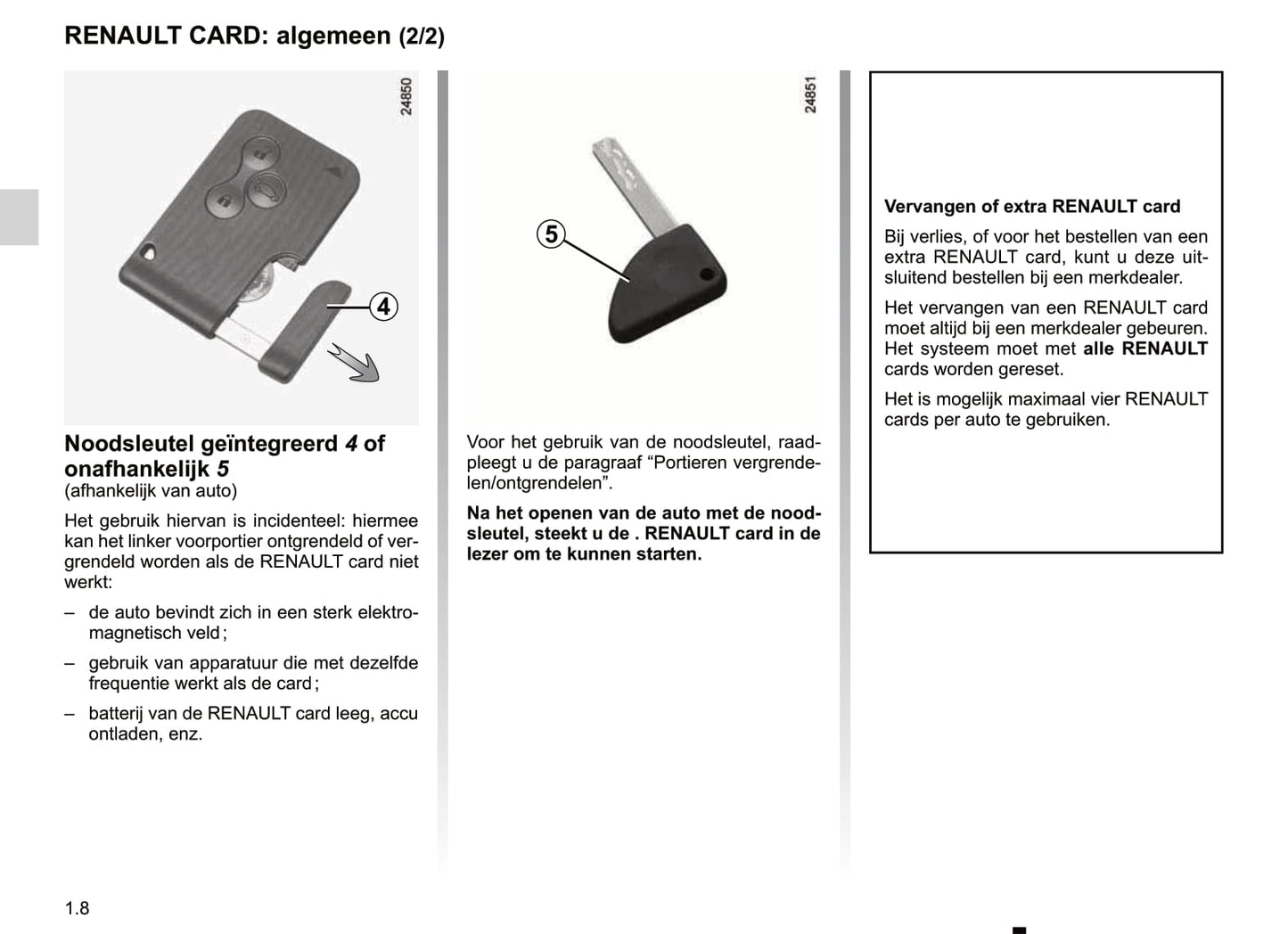 2012 Renault Clio Owner's Manual | Dutch