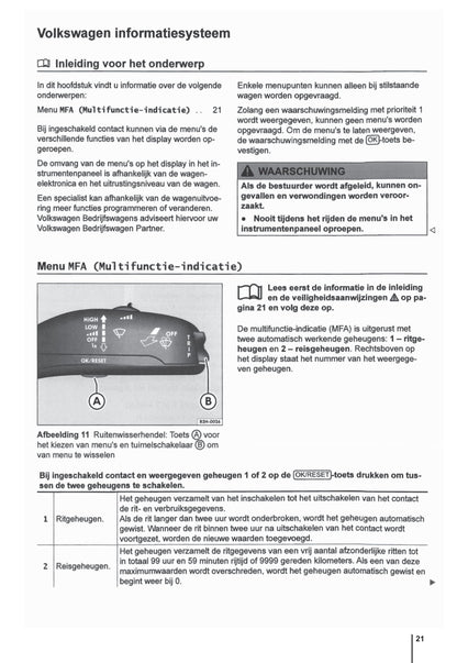 2009-2015 Volkswagen Amarok Owner's Manual | Dutch