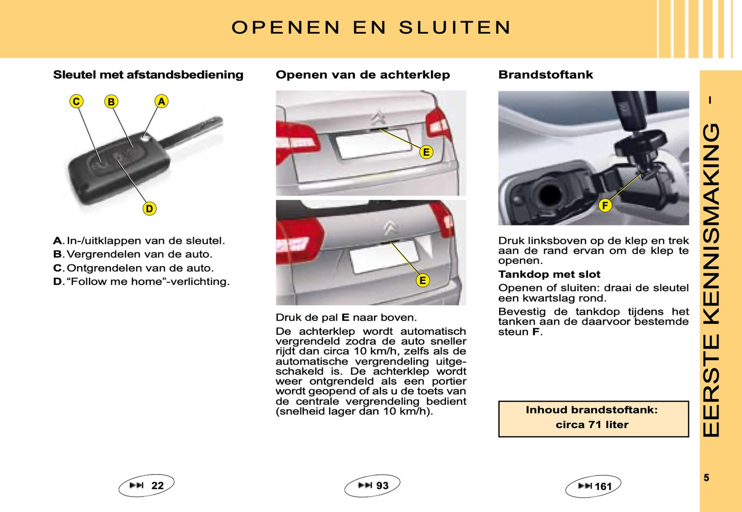 2008-2013 Citroën C5 Manuel du propriétaire | Néerlandais