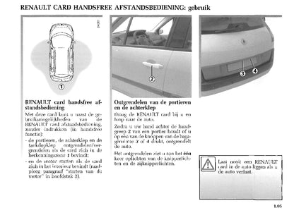 2003-2004 Renault Scénic Bedienungsanleitung | Niederländisch