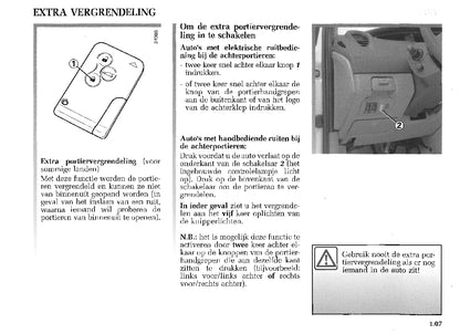 2003-2004 Renault Scenic Owner's Manual | Dutch