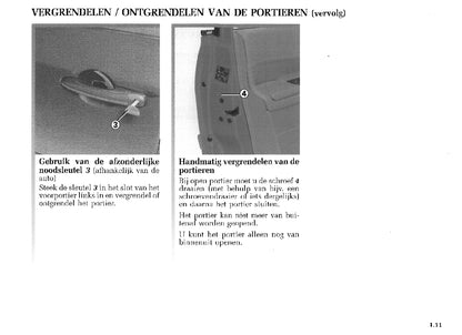 2003-2004 Renault Scenic Owner's Manual | Dutch