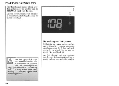 2003-2004 Renault Scenic Owner's Manual | Dutch