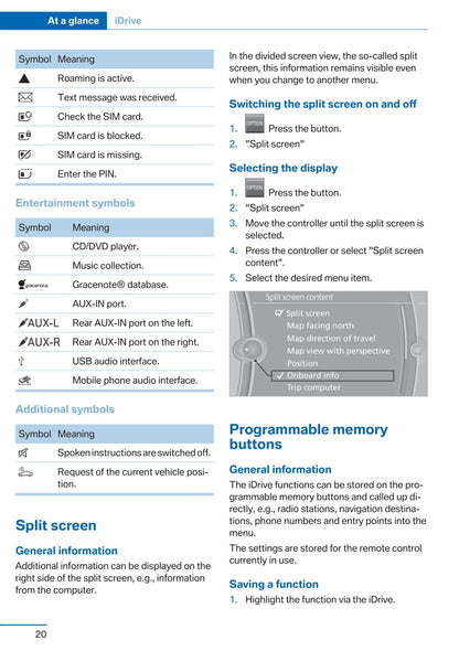 2011 BMW 5 Series Owner's Manual | English