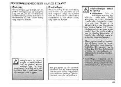 2004-2005 Renault Modus Owner's Manual | Dutch