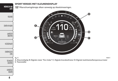 2015-2016 Fiat 500/500C Bedienungsanleitung | Niederländisch