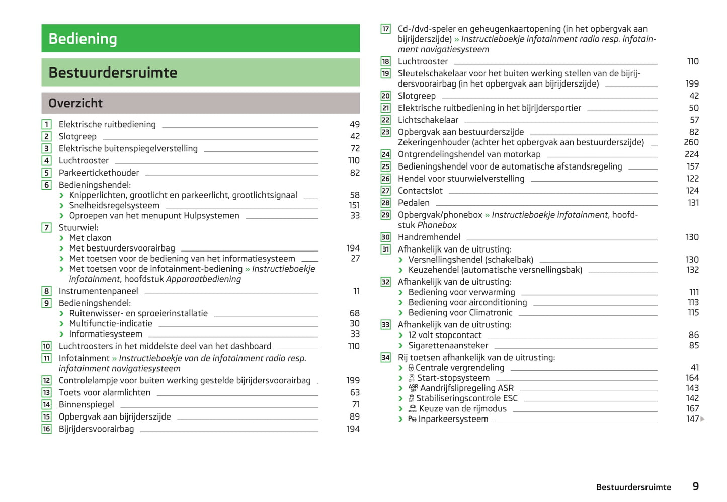 2013-2014 Skoda Octavia Gebruikershandleiding | Nederlands