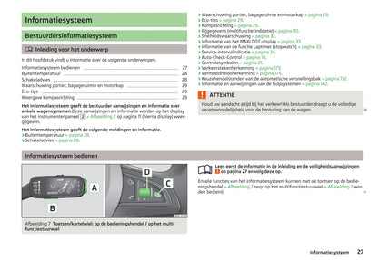 2013-2014 Skoda Octavia Gebruikershandleiding | Nederlands