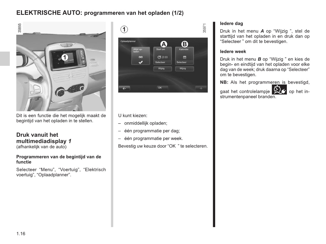 2015-2016 Renault Zoe Bedienungsanleitung | Niederländisch