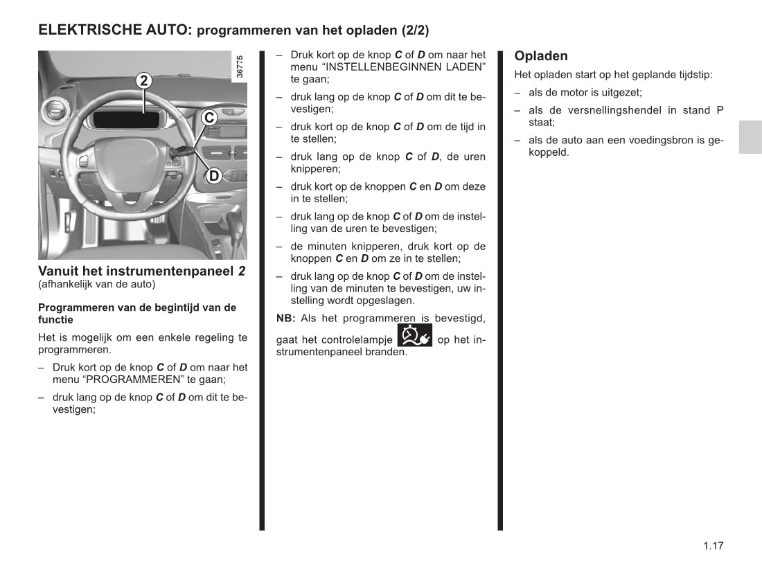 2015-2016 Renault Zoe Bedienungsanleitung | Niederländisch