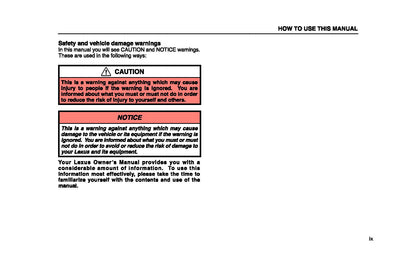 2005 Lexus GX 470 Owner's Manual | English