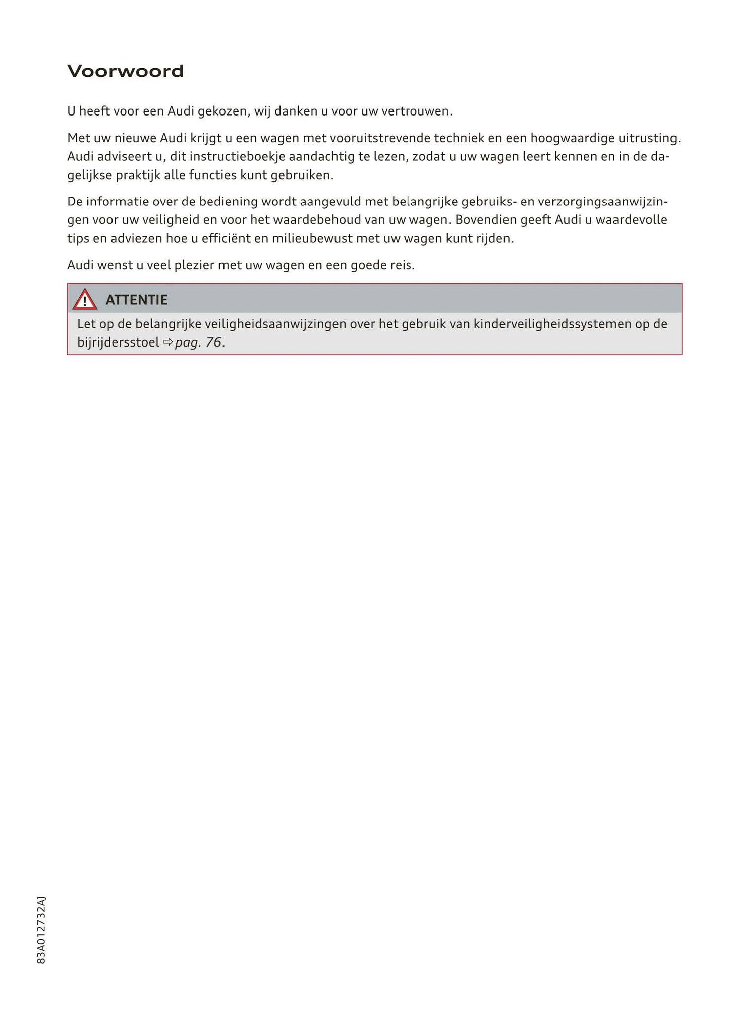 2018-2023 Audi Q3/Q3 Sportback/RS Q3/RS Q3 Sportback Owner's Manual | Dutch