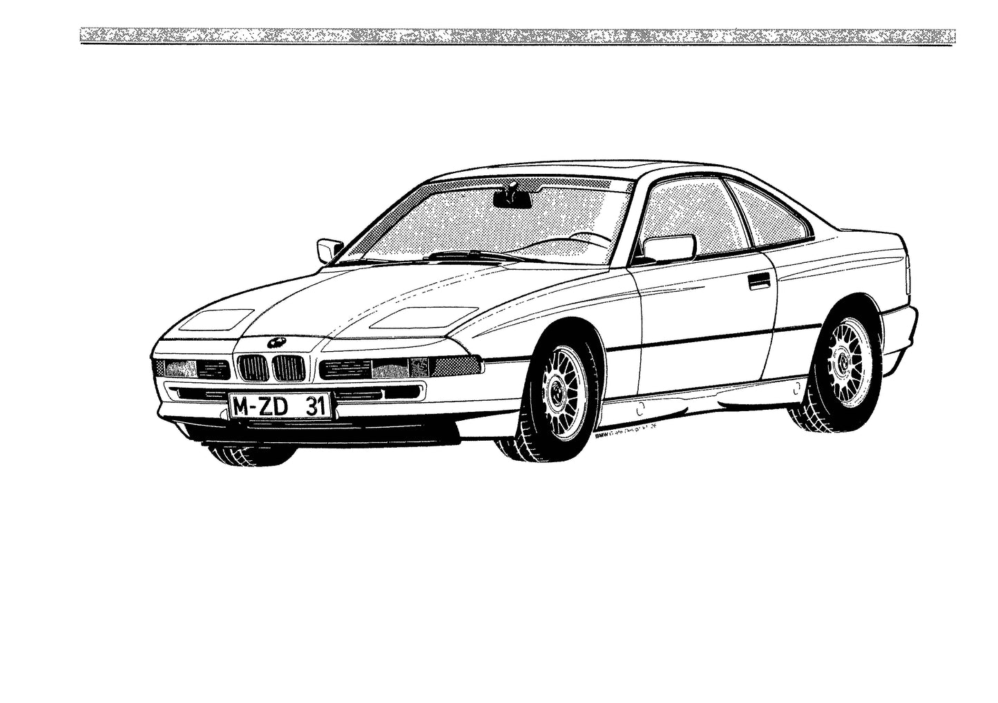 1993 BMW 8 Series Bedienungsanleitung | Englisch