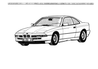 1993 BMW 8 Series Bedienungsanleitung | Englisch