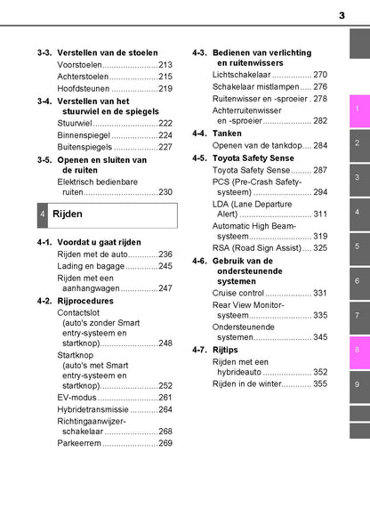 2019-2020 Toyota Yaris Hybrid Owner's Manual | Dutch