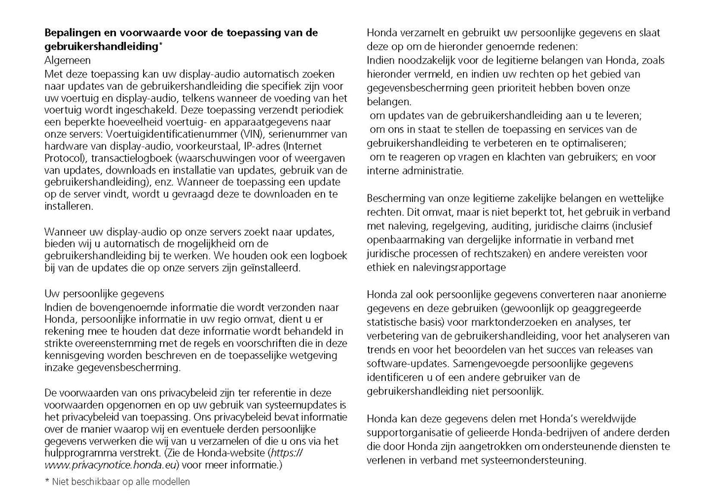 2022-2023 Honda Civic Bedienungsanleitung | Niederländisch