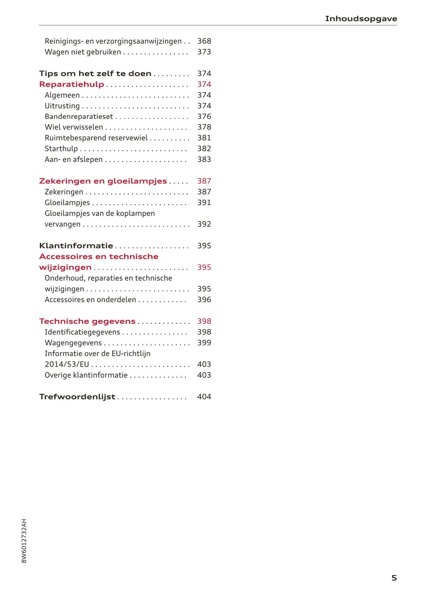 2017-2020 Audi A5 Gebruikershandleiding | Nederlands
