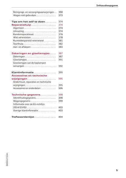 2017-2020 Audi A5 Gebruikershandleiding | Nederlands