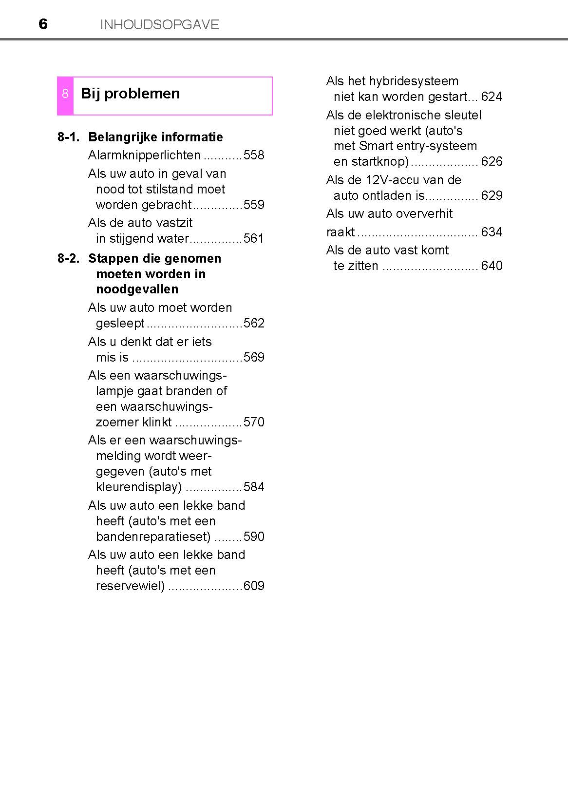 2019-2020 Toyota Yaris Hybrid Owner's Manual | Dutch