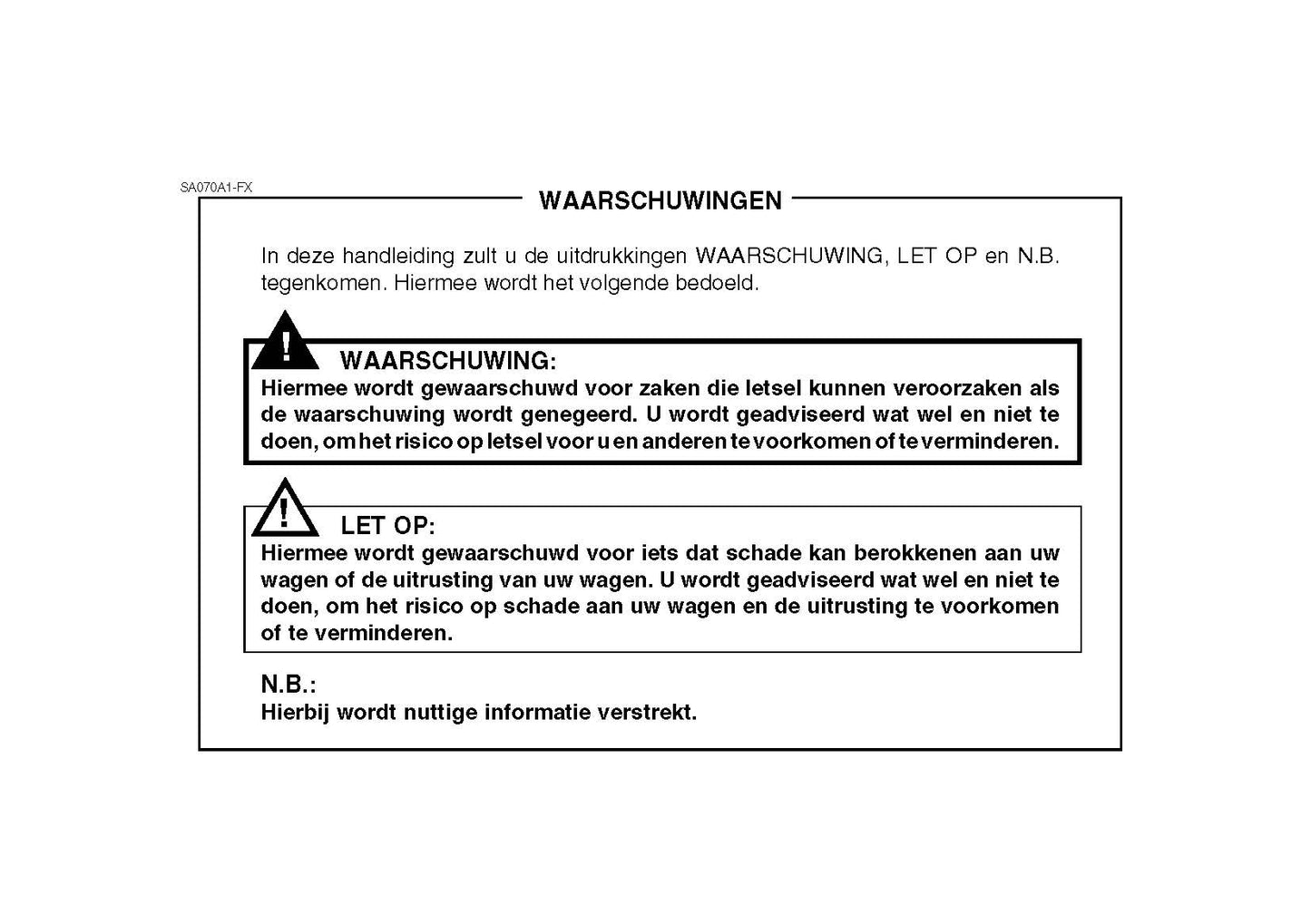 2005-2006 Hyundai Santa Fe Gebruikershandleiding | Nederlands