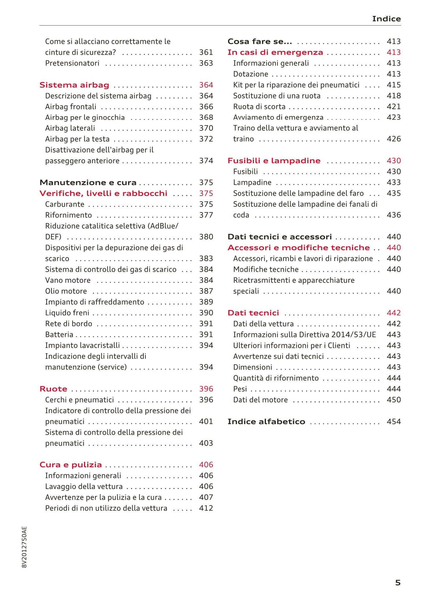 2016-2018 Audi A3 Gebruikershandleiding | Italiaans
