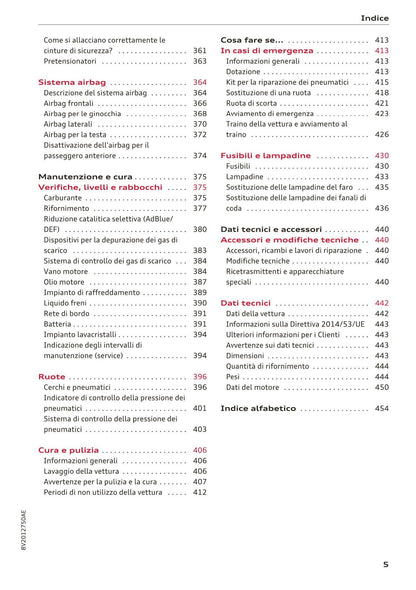2016-2018 Audi A3 Gebruikershandleiding | Italiaans