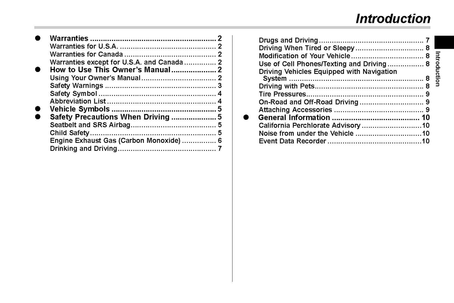 2020 Subaru Legacy/Outback Owner's Manual | English