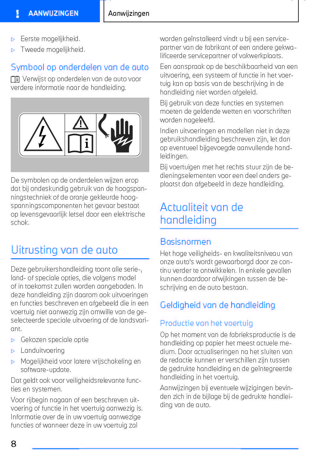 2022-2023 BMW i4/i4 Gran Coupé Owner's Manual | Dutch