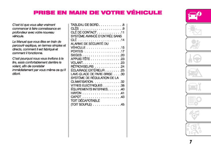 2017-2023 Abarth 124 Spider Bedienungsanleitung | Französisch