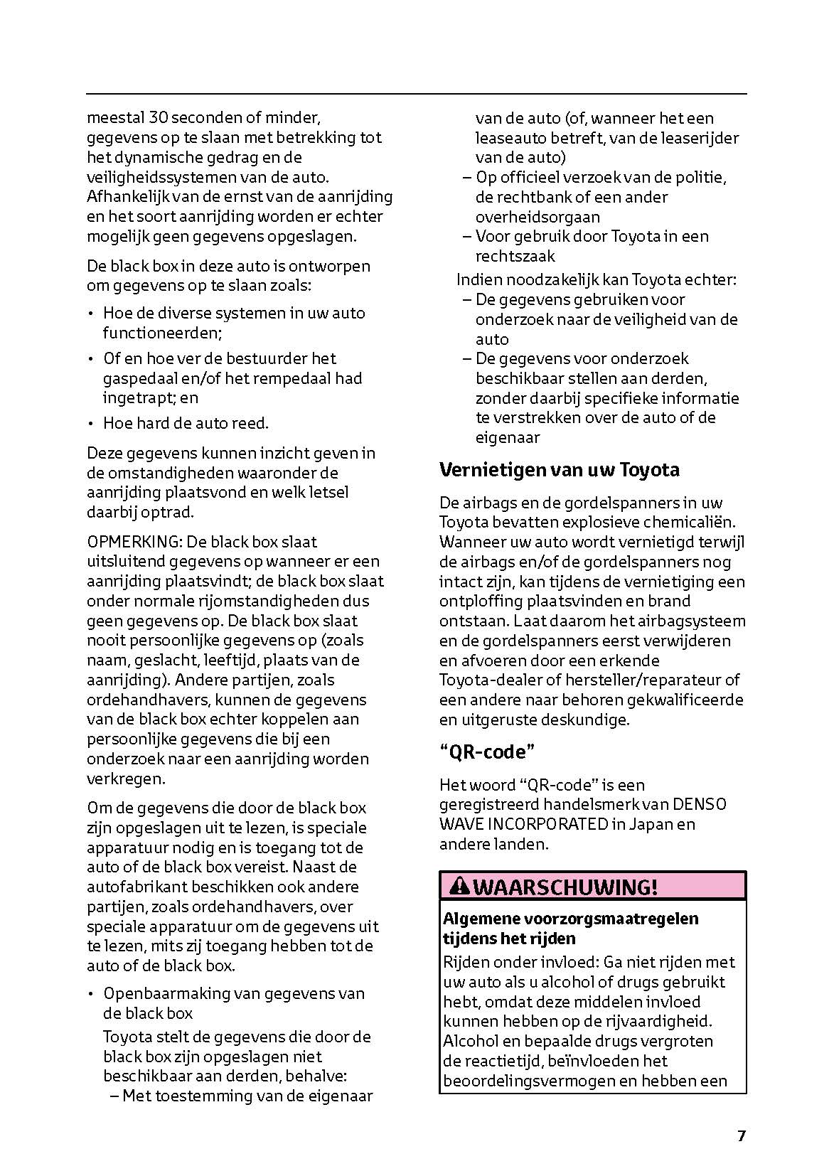 2022-2023 Toyota Corolla Cross Manuel du propriétaire | Néerlandais