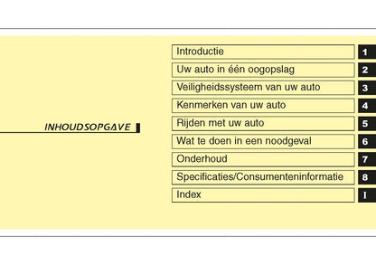 2009-2010 Hyundai ix55 Gebruikershandleiding | Nederlands