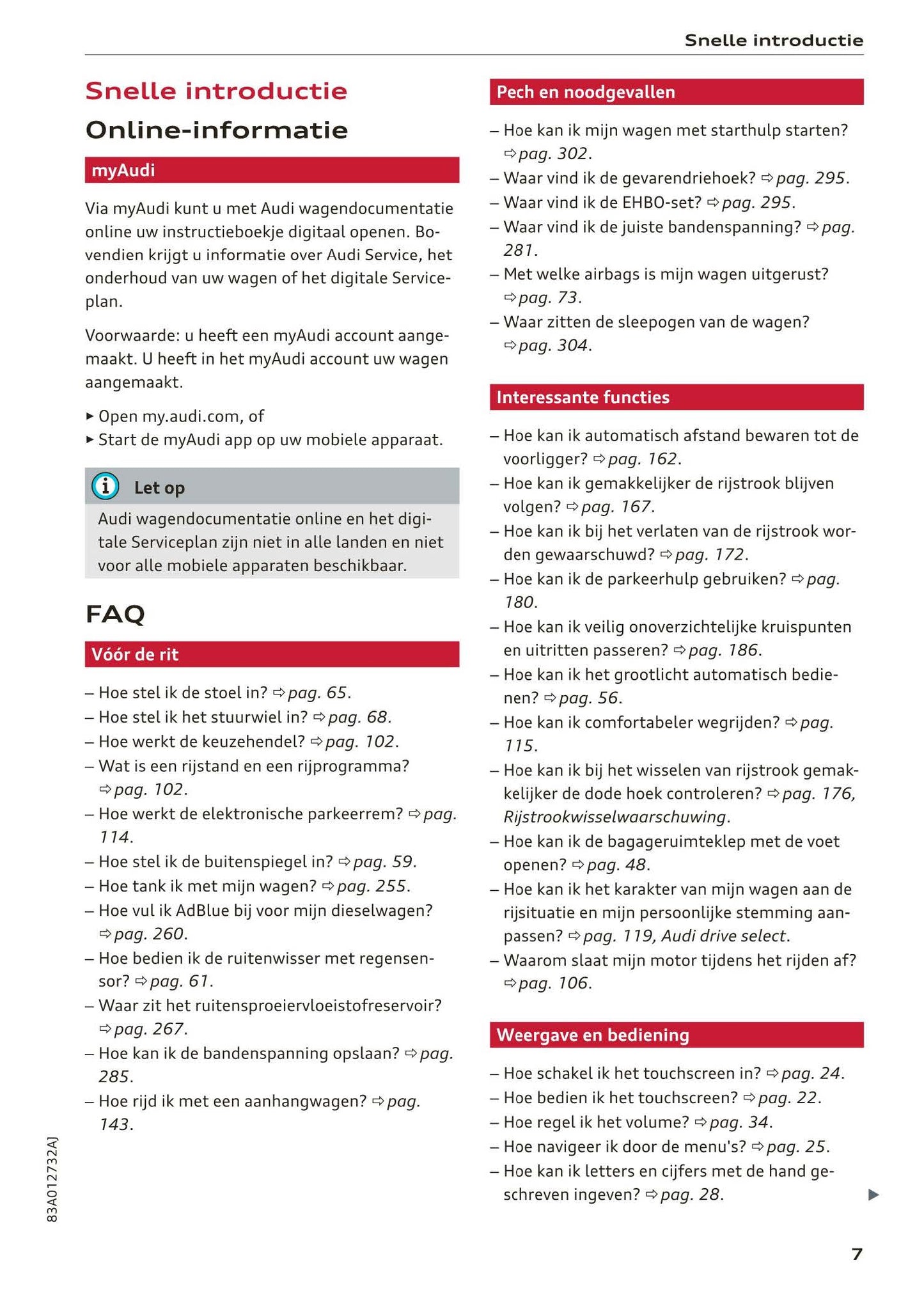 2018-2023 Audi Q3 Gebruikershandleiding | Nederlands