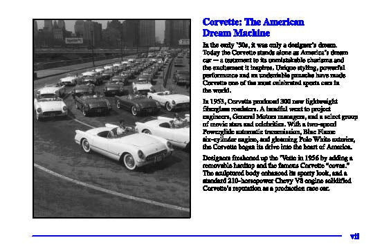 2000 Chevrolet Corvette Owner's Manual | English