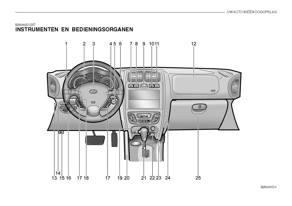 2005-2006 Hyundai Santa Fe Gebruikershandleiding | Nederlands