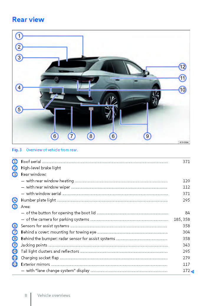 2020-2023 Volkswagen ID.4 Bedienungsanleitung | Englisch