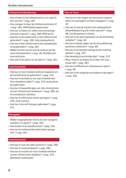 2017-2020 Audi A5 Gebruikershandleiding | Nederlands