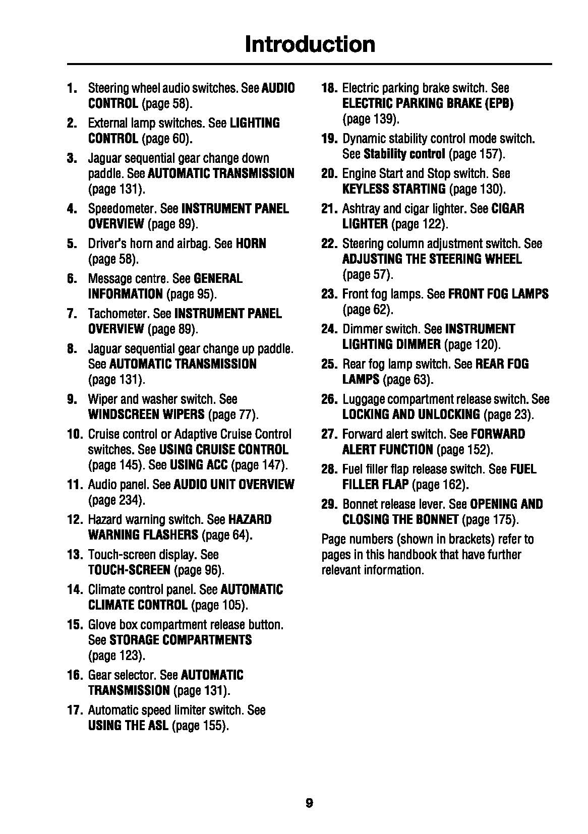 2009 Jaguar XK Owner's Manual | English