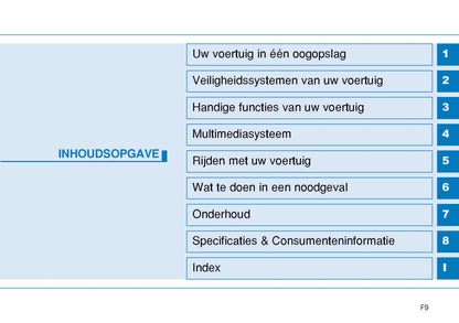 2015-2016 Hyundai H350 Owner's Manual | Dutch