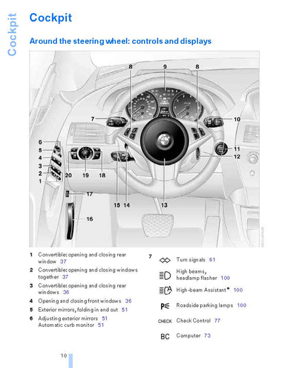 2010 BMW Serie 6 Coupé/Convertible Bedienungsanleitung | Englisch