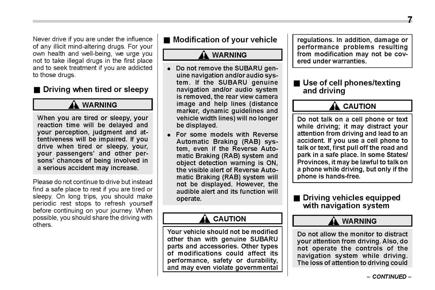 2022 Subaru Forester Owner's Manual | English