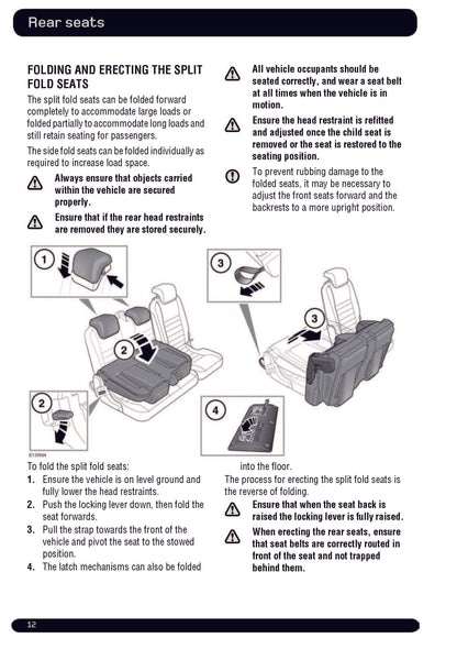 2012 Land Rover Defender Owner's Manual | English