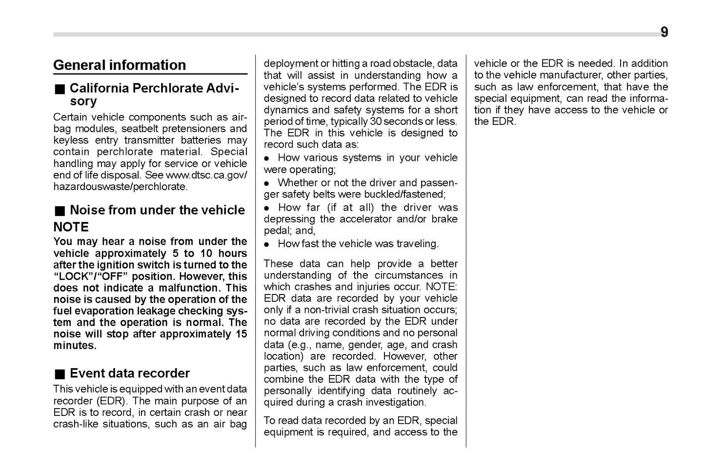 2021 Subaru Crosstrek Owner's Manual | English