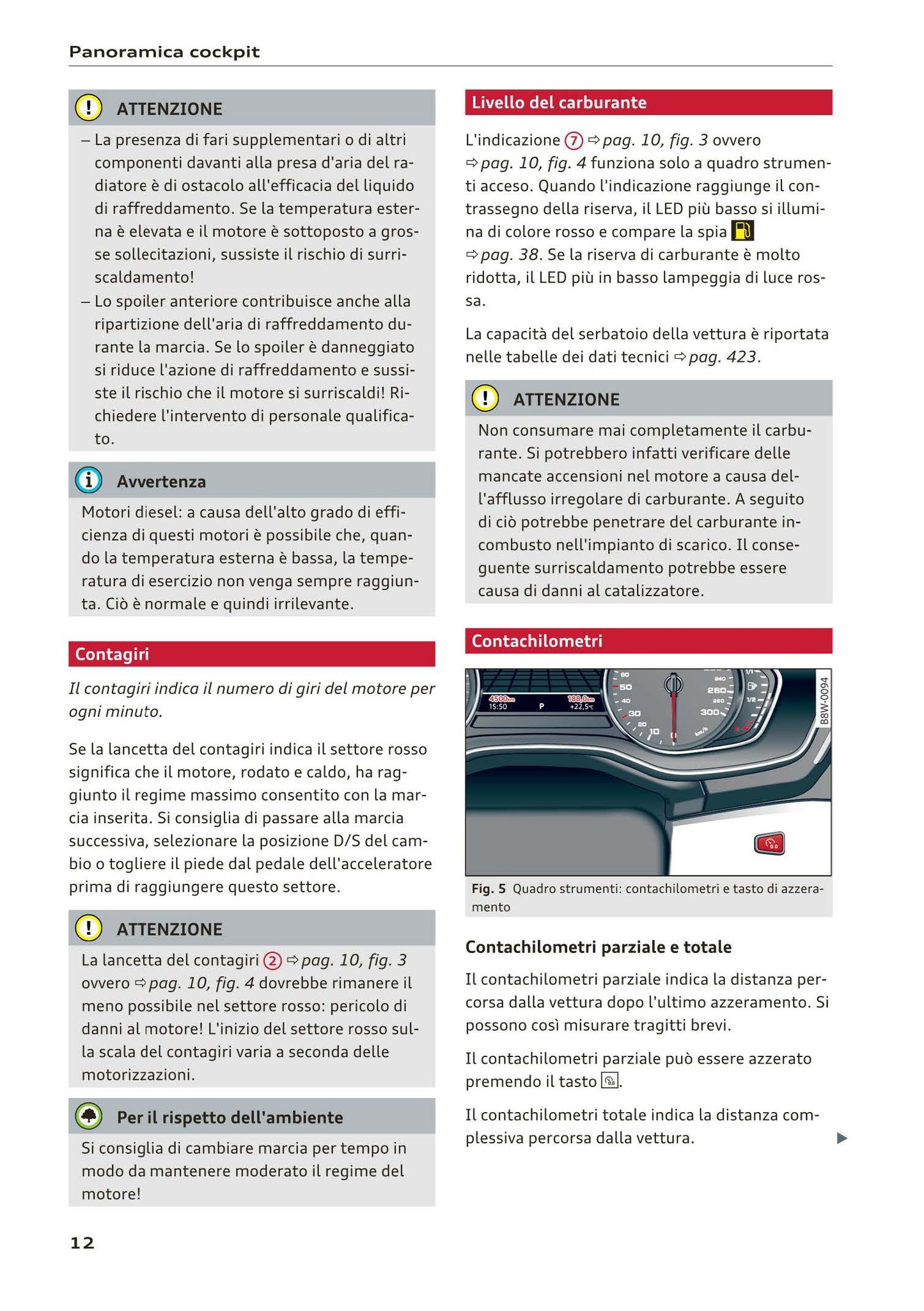 2015-2019 Audi A4 Manuel du propriétaire | Italien