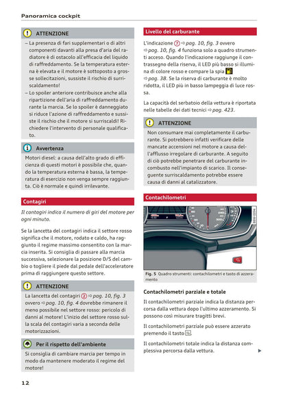 2015-2019 Audi A4 Manuel du propriétaire | Italien