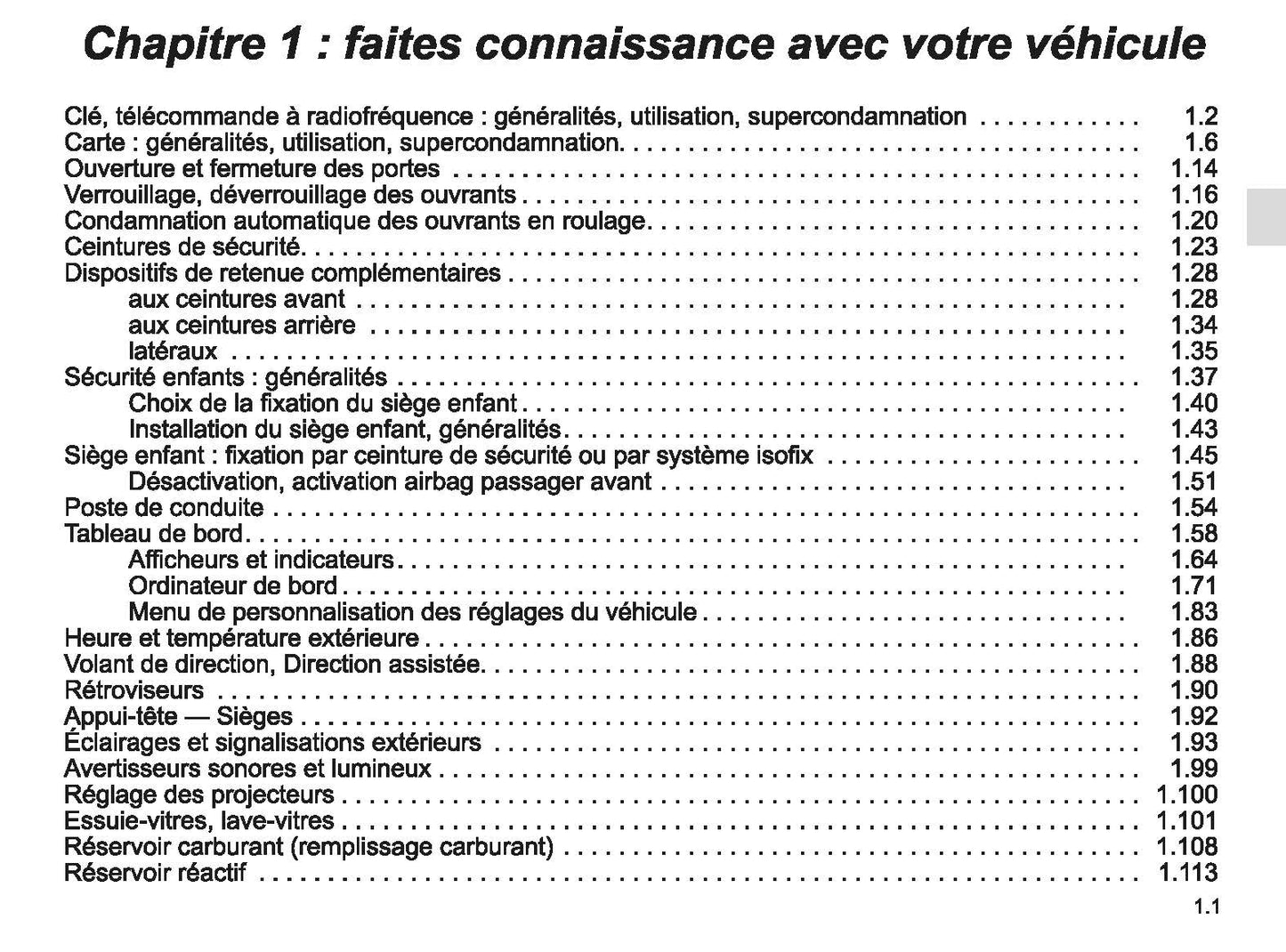 2022-2023 Renault Captur Bedienungsanleitung | Französisch